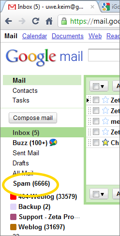 Teufel-Spam