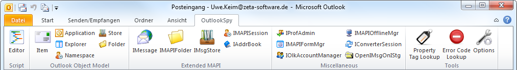 OutlookSpy