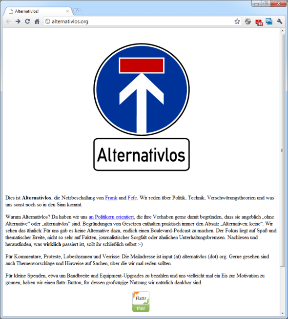 Podcast Alternativlos Podcast Alternativlos