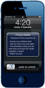 First Photo of the Facebook Phone