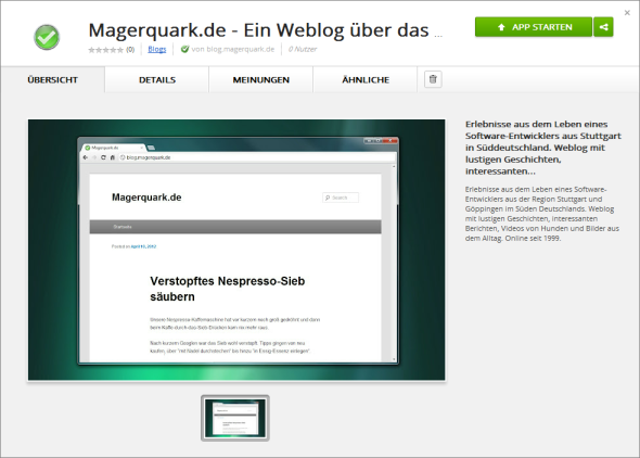 webstore erstellen